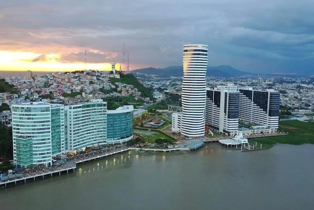 公寓 Edificio Riverfront II Piso 9 - Suite 911-2 Con Acceso Area Social 瓜亚基尔 厄瓜多尔
